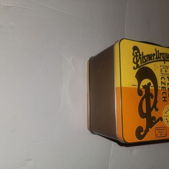 🆕️🗃Pilsner Urquell Czech Beer Tin Lunch Box /Storage - Picture 8 of 8